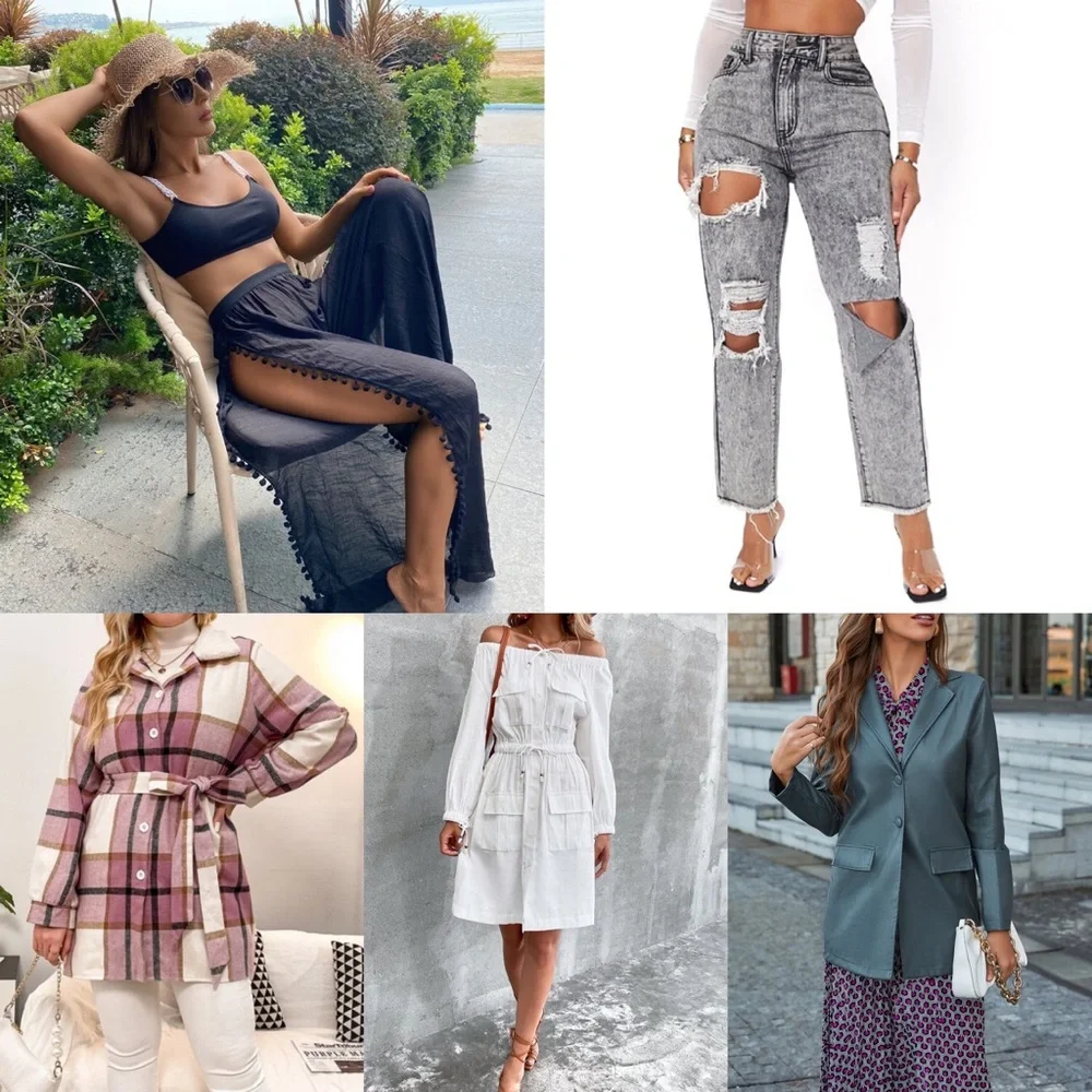 💗 BLUSH MULTI PLAID COLLAR LONG SLEEVE BELTED JACKET! - Picture 12 of 12